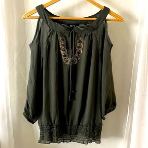 Open-Shoulder Blouse